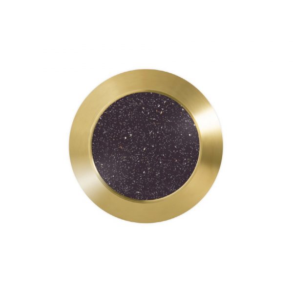 Fare element i edel metall med ilegg og pinne. Ø-25mm - Bilde 63