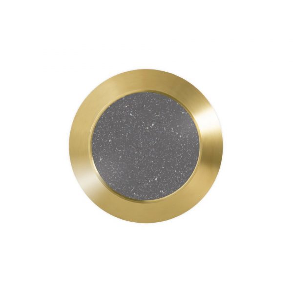 Fare element i edel metall med ilegg og pinne. Ø-25mm - Bilde 65