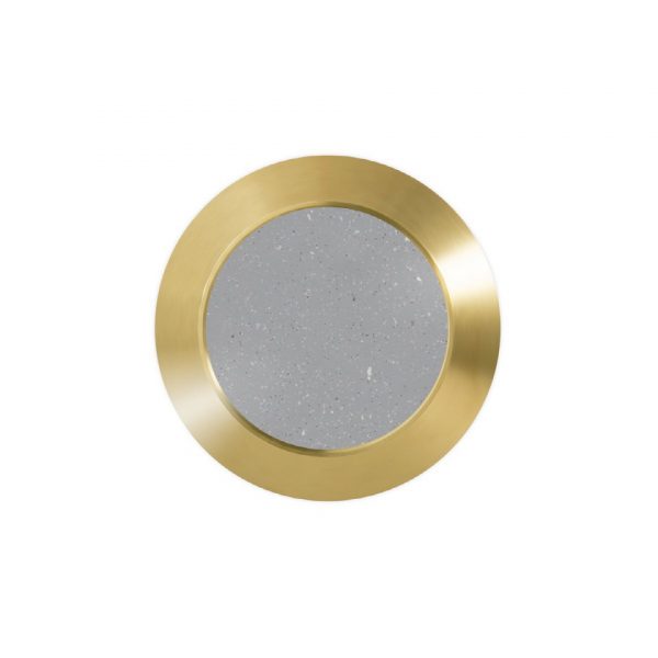 Fare element i edel metall med ilegg og pinne. Ø-25mm - Bilde 68