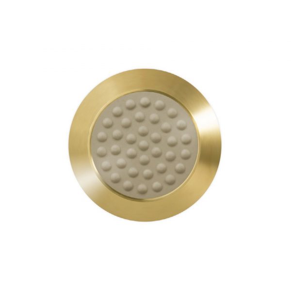 Fare element i edel metall med ilegg og pinne. Ø-25mm - Bilde 77