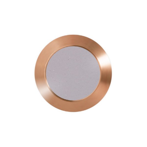 Fare element i edel metall med ilegg og pinne. Ø-25mm - Bilde 2