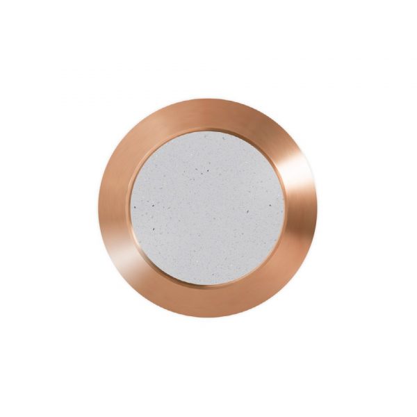 Fare element i edel metall med ilegg og pinne. Ø-25mm - Bilde 7