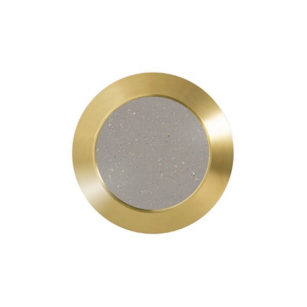 Fare element i edel metall med ilegg og pinne. Ø-25mm - Bilde 51