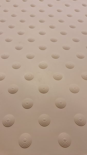 Hvite og svart farefelt elementer i 82 x 60 cm metakrylat harpiks med lim - Bilde 2